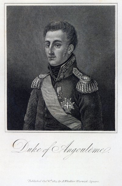 Louis-Antoine de Borbón (1775-1844) Duque de Angulema de English School